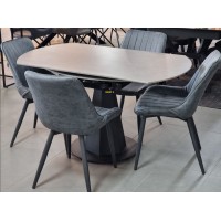 2-DT / Обеденный стол керамический с 4 стульями